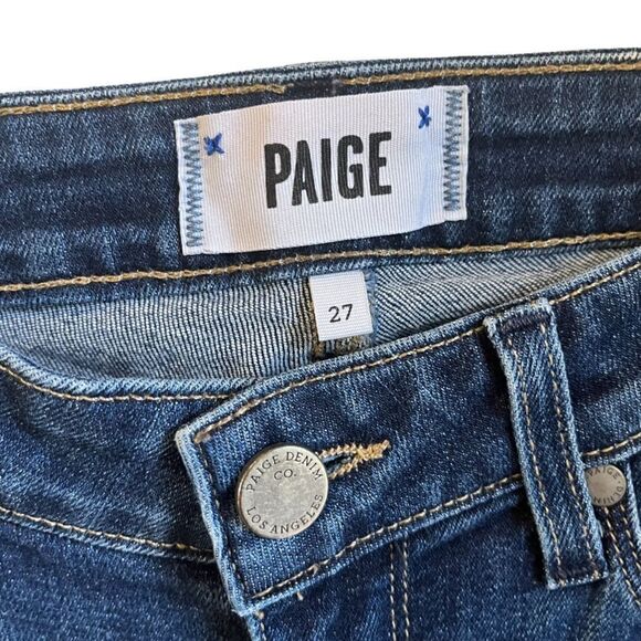 PAIGE | Verdugo Zip-Ankle Skinny Jeans (27) - Picture 5 of 6